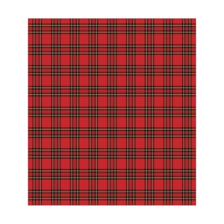 Set of napkins for setting the table "Red-black cage", rectangular, size 32x46 cm, 4 pcs-2