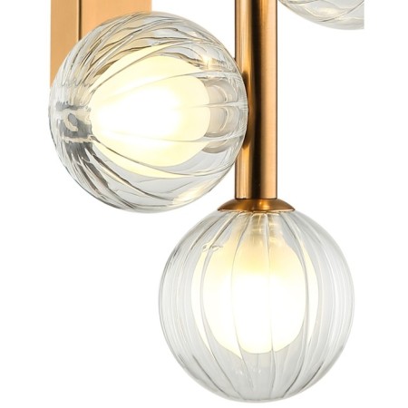 Wall lamp Shardin 5xg9 LED 28x26.5x50.5 cm, bronze color-1