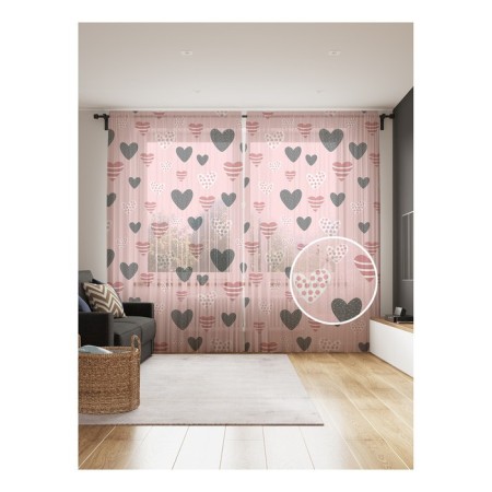 Photo "Assorted hearts", size 145x265 cm, 2 pcs