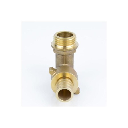Adapter Aquasfera 9106-03, d = 20 mm x 1/2 ", angular, with a fitting, external thread, brass-1