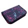 Penal 3 sections, tab inside, 140 x 210 x 40 mm, fabric, calligrata top block "kitty"