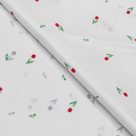 Paper Pacific, "flowers", white, 50 cm x 70 cm 17 grams-1