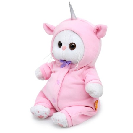 Soft toy "Lee Baby" in the jumpsuit "Unicorn", 20 cm LB-145-1