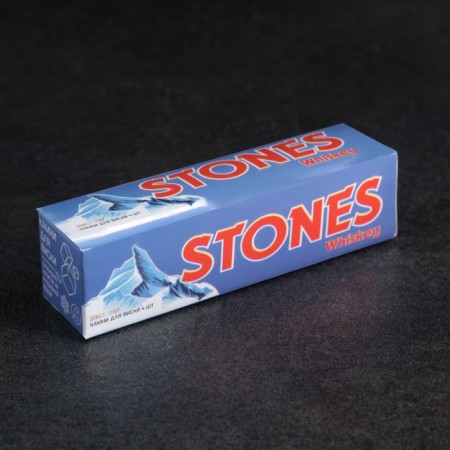 Visky stones "mountain peaks", natural steat, 4 pcs-1