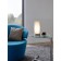 Maserlo 1x60W table lamp E27, Nickel, gray 12x12x25.5 cm