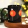 New Year! Homeleon mug New Year's ceramic “The more balls!”, 350 ml, black color