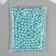 A set of beads "Pearls" d 12 mm, 250 grams, pale blue