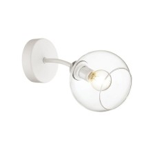 Bra Alana, E14 1x40W, white color, chrome