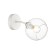 Bra Alana, E14 1x40W, white color, chrome
