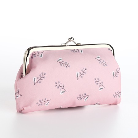 Cosmetic bag -Fermoar flowers, 18*1.5*10.5, farmar department, pink
