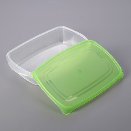 A set of food containers "Trio", 3 pcs, 1.3 l, color mix-4