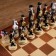 Chess souvenir "Civil Wars", h king-8 cm, h Parashka-6 cm, 36 x 36 cm