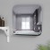 Square, wall mirror, 45x45 cm, drawing, substrate, shelf, decor bolt