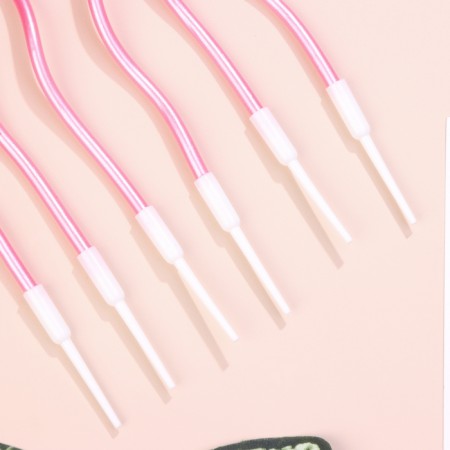 Candles for cake twisted "serpentine" 6 pcs, cocktail, pink glare-3