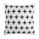Decorative Ethel Geometry Pillow "Render", 40x40 cm, velor, 100% p/e