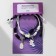 Bracelets "Demetrons" cow and milk, black and white color, 7 cm