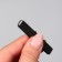 Magnet for varnish, 6 × 1 × 0.5 cm, rubber pen, black