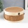 Bamboo Bamboo Casket "Round" with a cord 10x22x22 cm