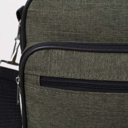 Male bag, "ZFTS", green color-2