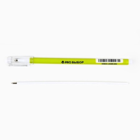 Ball plastic handle with a cap "pro -cut, green", blue paste, 0.5 mm-2
