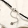 Sicker Shar # 3 "Spinel" Heart, 38 cm + 5 cm extension cord
