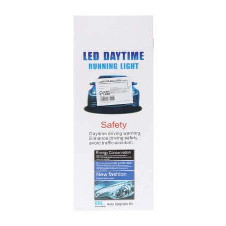 Daily running lights, 12 V, 24 W, 1 LED, 6500 K, wire 80 cm, set 2 pcs-8