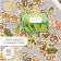 Stickers for creativity "Snake" embossing gold set 48 pcs 9x7x0.8 cm