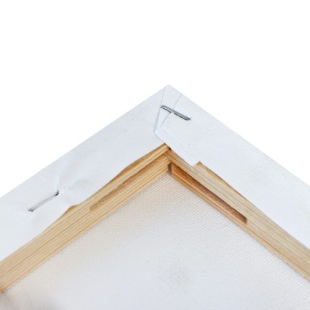 Canvas on the subframe, cotton 100%, 1.6 x 60 x 80 cm, acrylic soil, fine -grained, 280 g/m²-4
