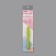 Knitting hook, with silicone handle, d = 2 mm, 14 cm, green color