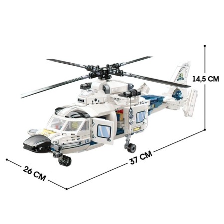Designer special forces "assault helicopter", 745 parts-2
