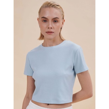 Top female, size XS, blue color