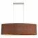 Suspended EVOLUCE lamp. Sle300583-03. Brescia. 3x40 watts, E27, 75x22x22 cm, Nickel color