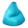 Armchair ME-ShOK “drop” bag, size S, width 85 cm, height 130 cm, turquoise color