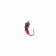 Mormyshka Wolfram Marlin’s Murash No. 3, 4 mm, 1 g, black color, 10 pcs.
