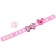 Silicone Bracelet with replaceable jibitsami, 3 Jibits included, Minnie Mouse