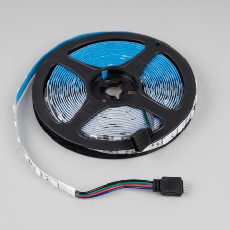 LED strip Apeyron Electrics 5 m, IP20, SMD5050, 60 LED/m, 14.4 W/m, 12 V, RGB-9