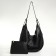 Women's bag on magnet Textura, average size, black color