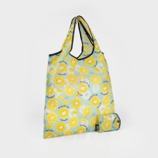 Folding bag without fasteners, yellow color