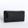 Women's wallet with lightning, black color