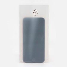 Zip lpck matte, white package, 9 x18 cm