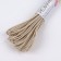 Hat elastic band, 2 mm, 9 ± 0.5 m, 2 segments, beige color