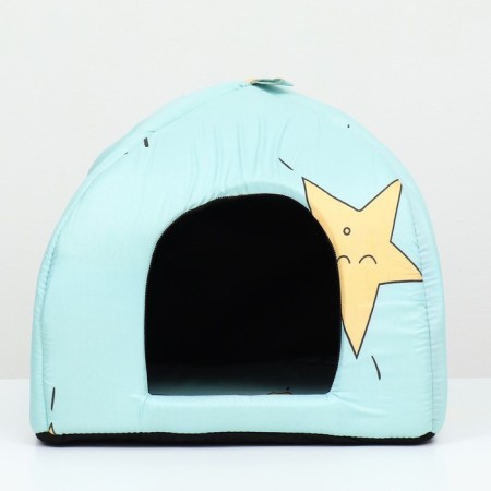 House-Yurt "Average" for animals 38 x 38 x 34 cm, mix of colors-1