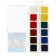 Watercolor 12 colors "Gamma" "Classic", honey, without brush, plastic