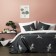 Cover with pillowcases "Anika", size 230x250 cm, color wet asphalt