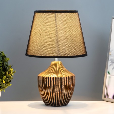 Jolen table lamp E14 40W Black-gold 22.5x22.5x35 cm-1