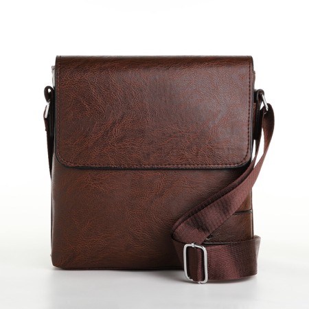 Male bag, brown color-1