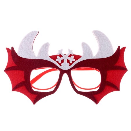 Carnival glasses "dragon", red color, felt-4