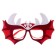 Carnival glasses "dragon", red color, felt