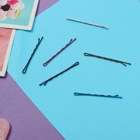 Invisibility for hair "Classic" (set 60 pcs) Assorted No. 1,2,3,4, 5.2 cm 5.5 cm-1
