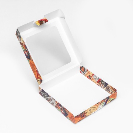 Self -assembly box "New Year's Post", 16 x 16 x 3 cm-8